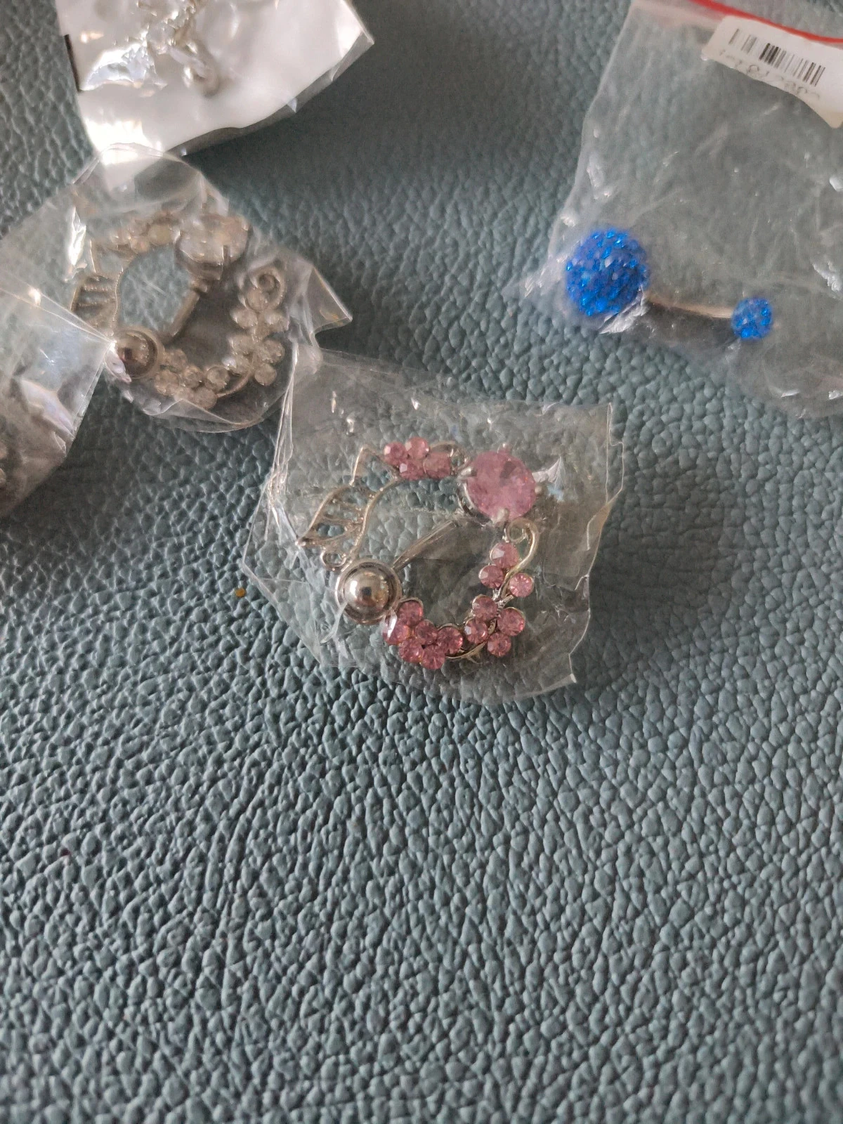 Lot de 6 Piercing nombril neuf